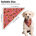 Bandanas de perros triangular baberos bufanda mascota fantasma